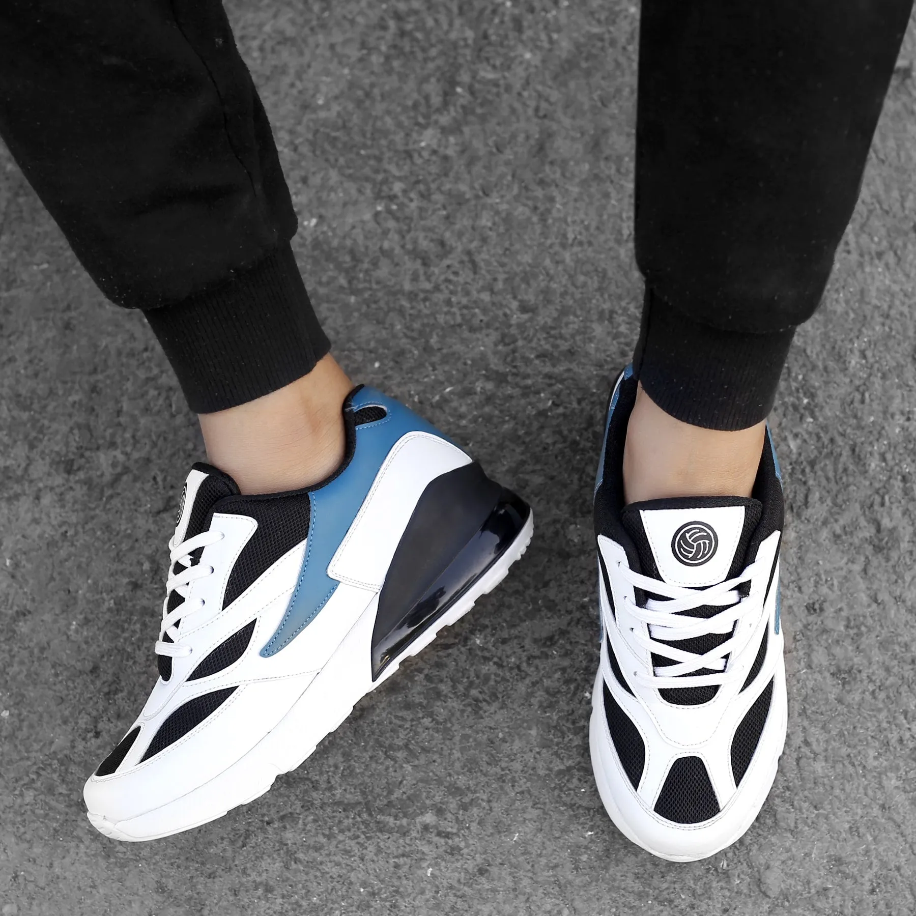 Bacca Bucci Garçons ou Filles Chaussures de Sport Urbaines Rétro pour Marche, Course, Fête et Amusement (Âge : 8 à 12 Ans)