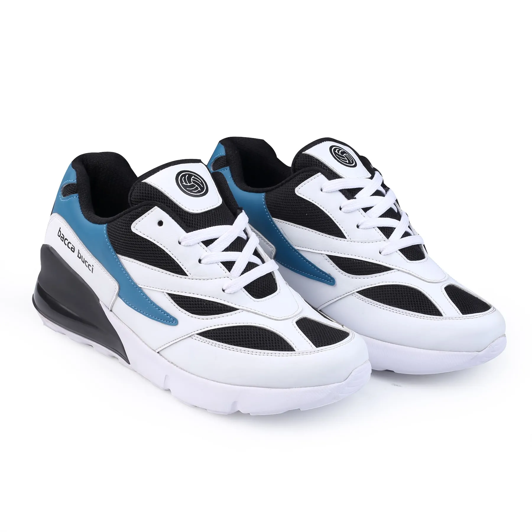 Bacca Bucci Garçons ou Filles Chaussures de Sport Urbaines Rétro pour Marche, Course, Fête et Amusement (Âge : 8 à 12 Ans)