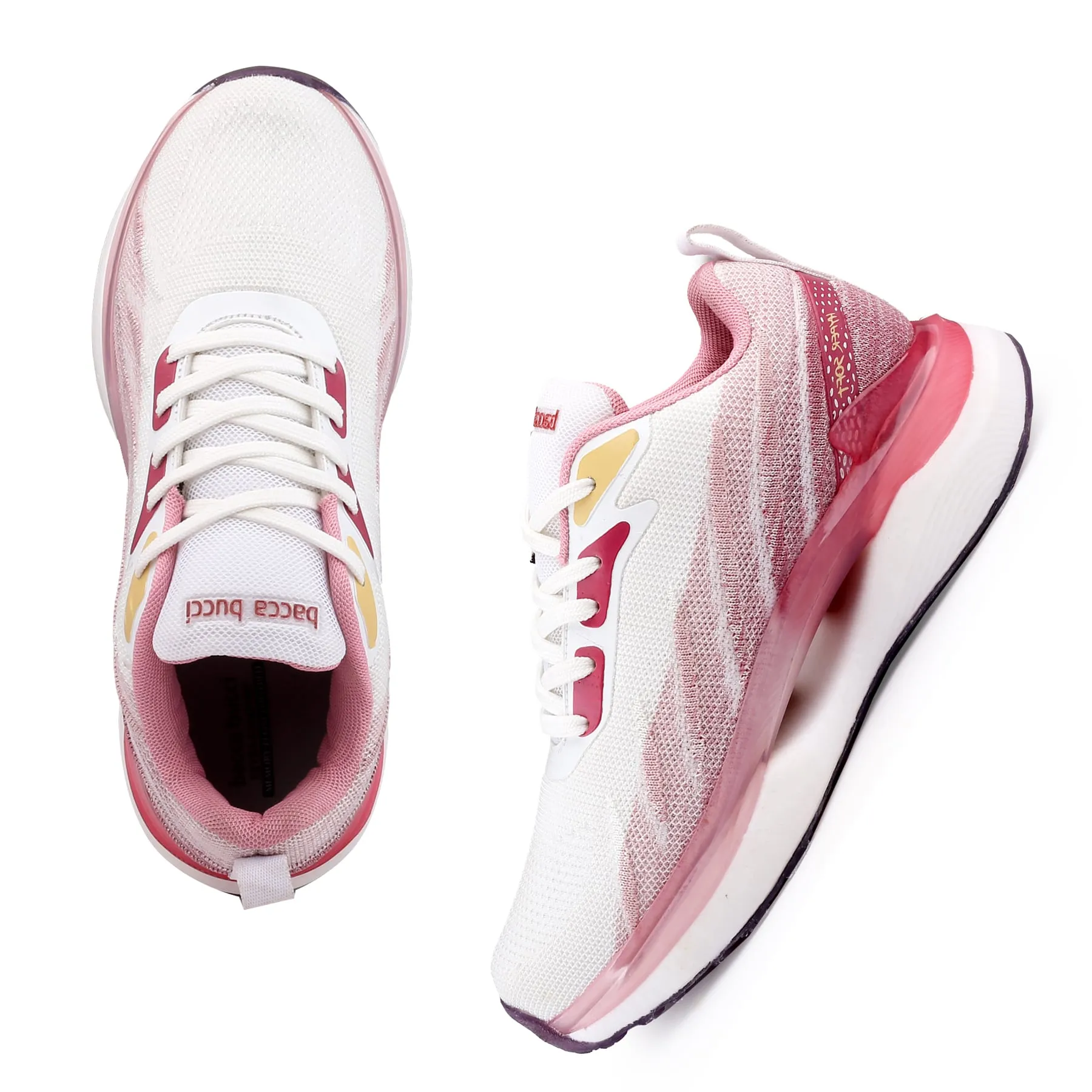 Bacca Bucci SÉRIE HYPERSOFT POUR FEMMES avec Semelle Ultra-Rebond et Tige en Maille Technique Iconique Respirante