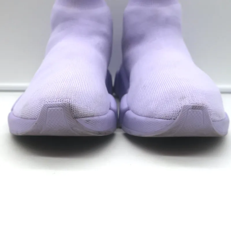 Balenciaga Speed 2.0 Chaussettes Baskets Tricot extensible Lilas Taille 9