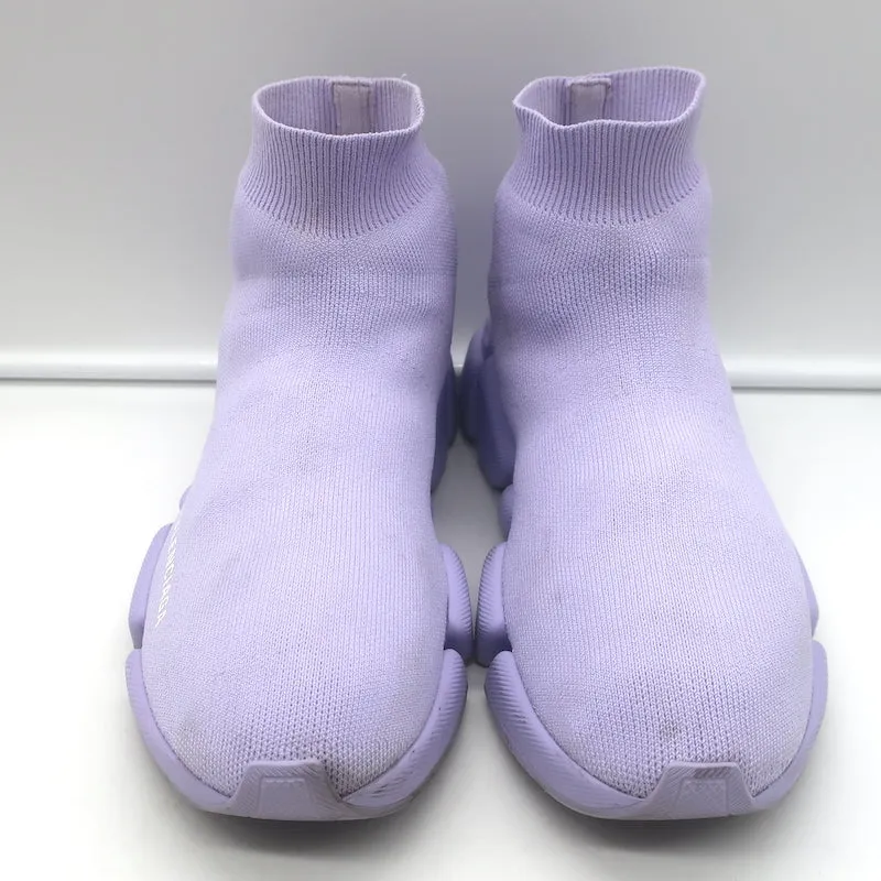 Balenciaga Speed 2.0 Chaussettes Baskets Tricot extensible Lilas Taille 9