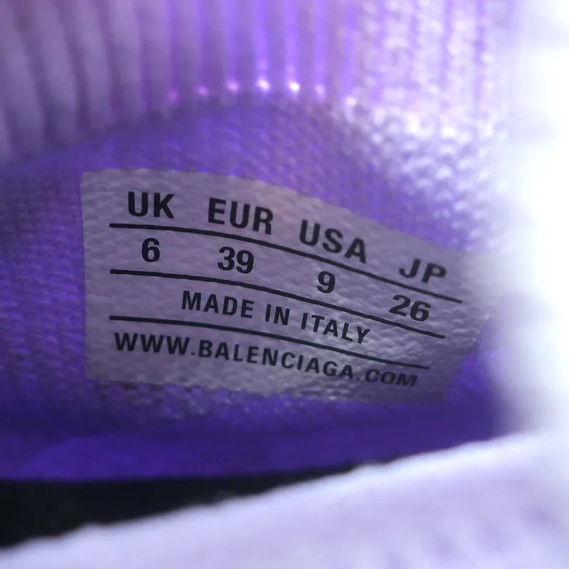Balenciaga Speed 2.0 Chaussettes Baskets Tricot extensible Lilas Taille 9