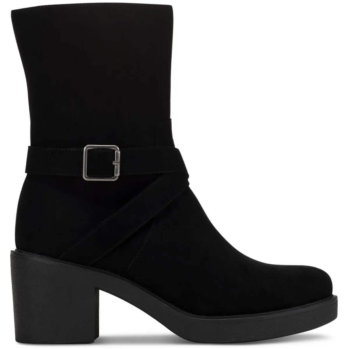 Bessiee Bottines pour Femmes en Simili Cuir à Bout Rond Chaussures Ecco
