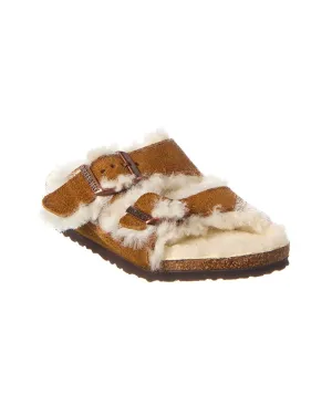Birkenstock Arizona Étroite en Suède & Daim Sandale
