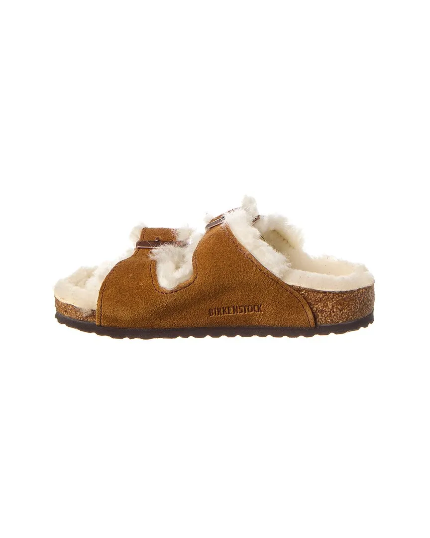 Birkenstock Arizona Étroite en Suède & Daim Sandale