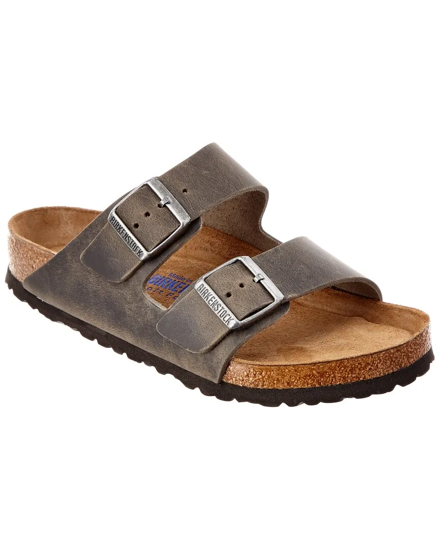 Sandale Birkenstock Arizona en cuir huilé