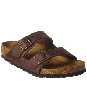 Sandale Birkenstock Arizona en cuir huilé