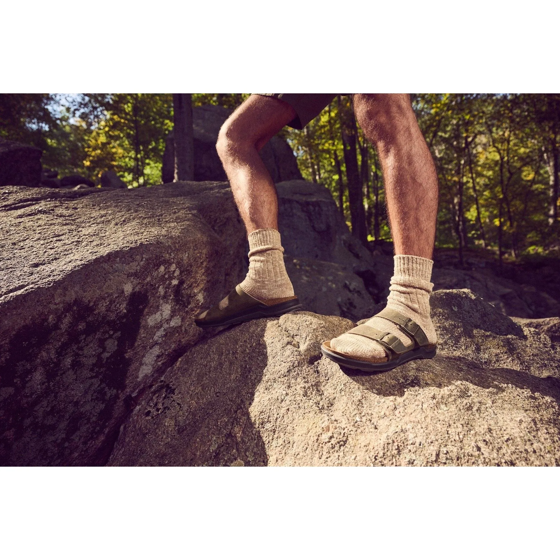 BIRKENSTOCK ARIZONA ROBUSTE POUR HOMME EN CUIR HUILE