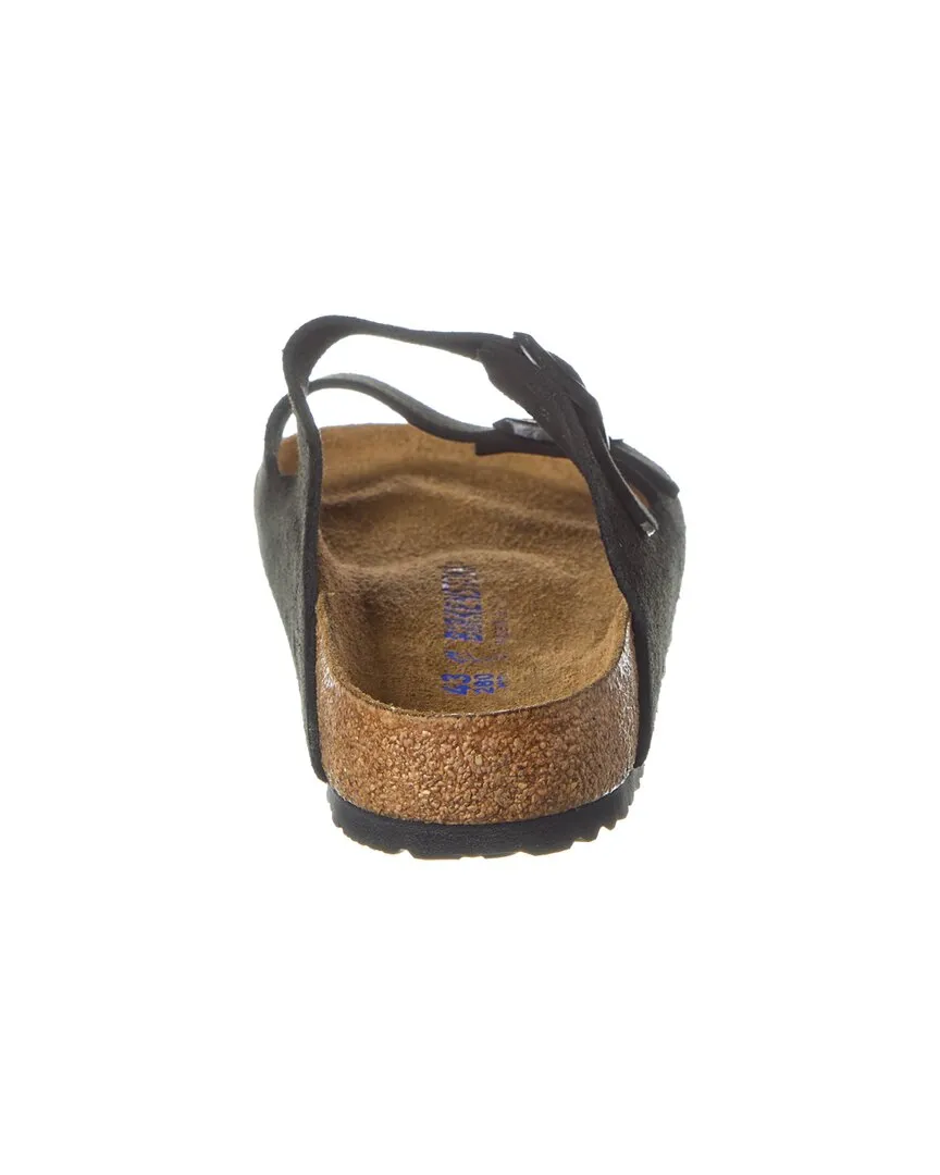 Birkenstock Arizona Sandale en daim avec semelle intérieure douce