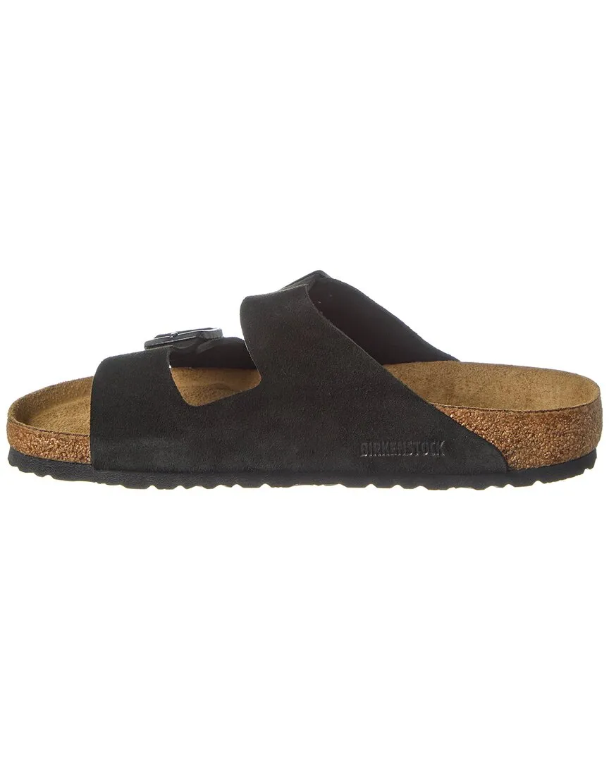 Birkenstock Arizona Sandale en daim avec semelle intérieure douce