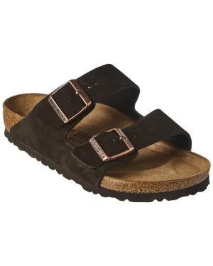 Birkenstock Arizona Sandale en Suède et Cuir