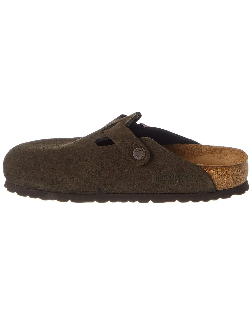 Birkenstock Boston Soft Footbed en daim et cuir