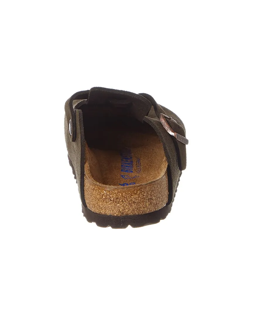 Birkenstock Boston Soft Footbed en daim et cuir