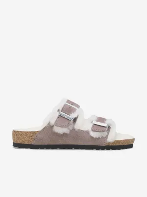 BIRKENSTOCK Sandales Arizona en fourrure pour filles en violet
