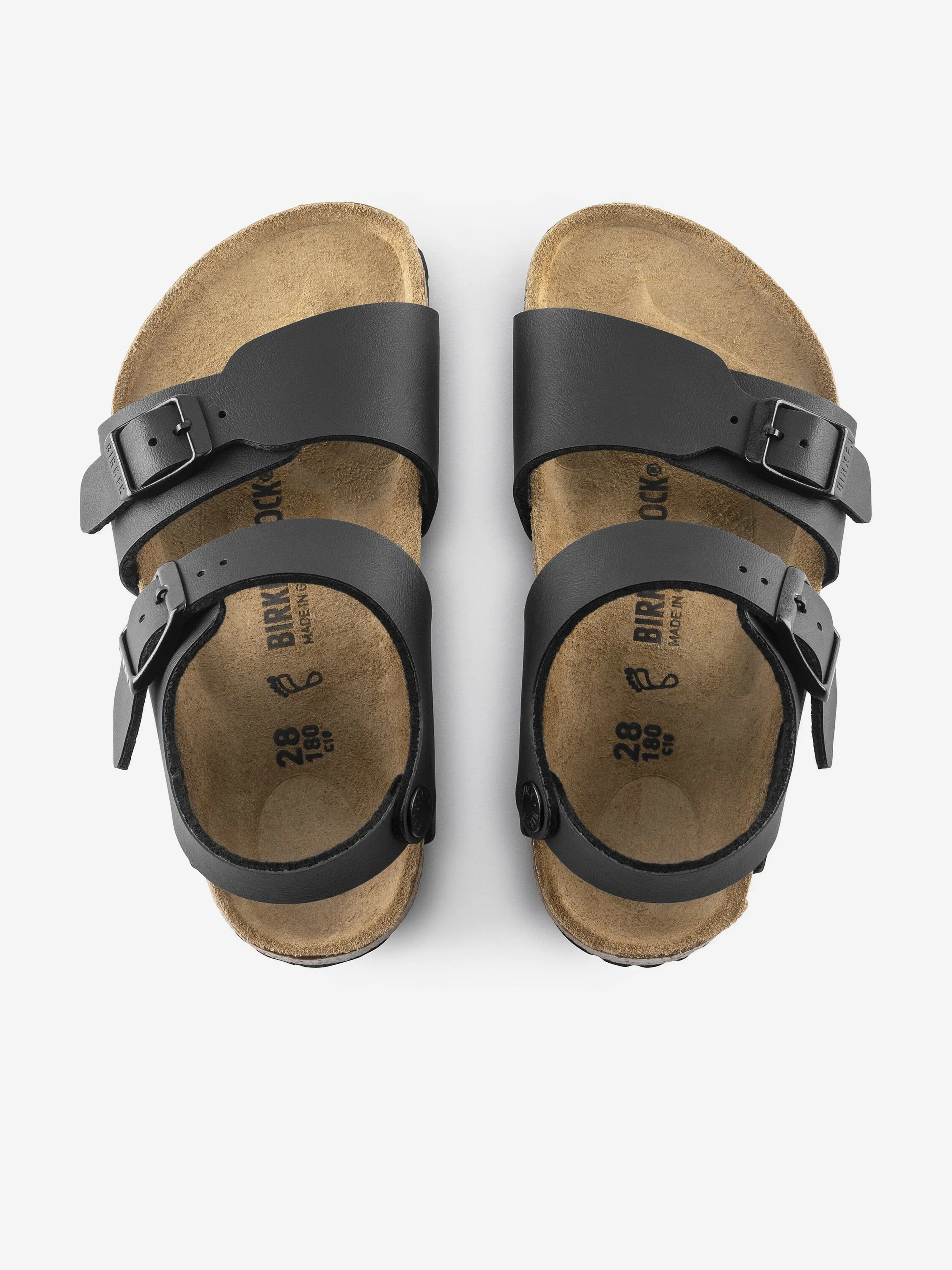 BIRKENSTOCK Enfants New York Sandales Classiques en Noir