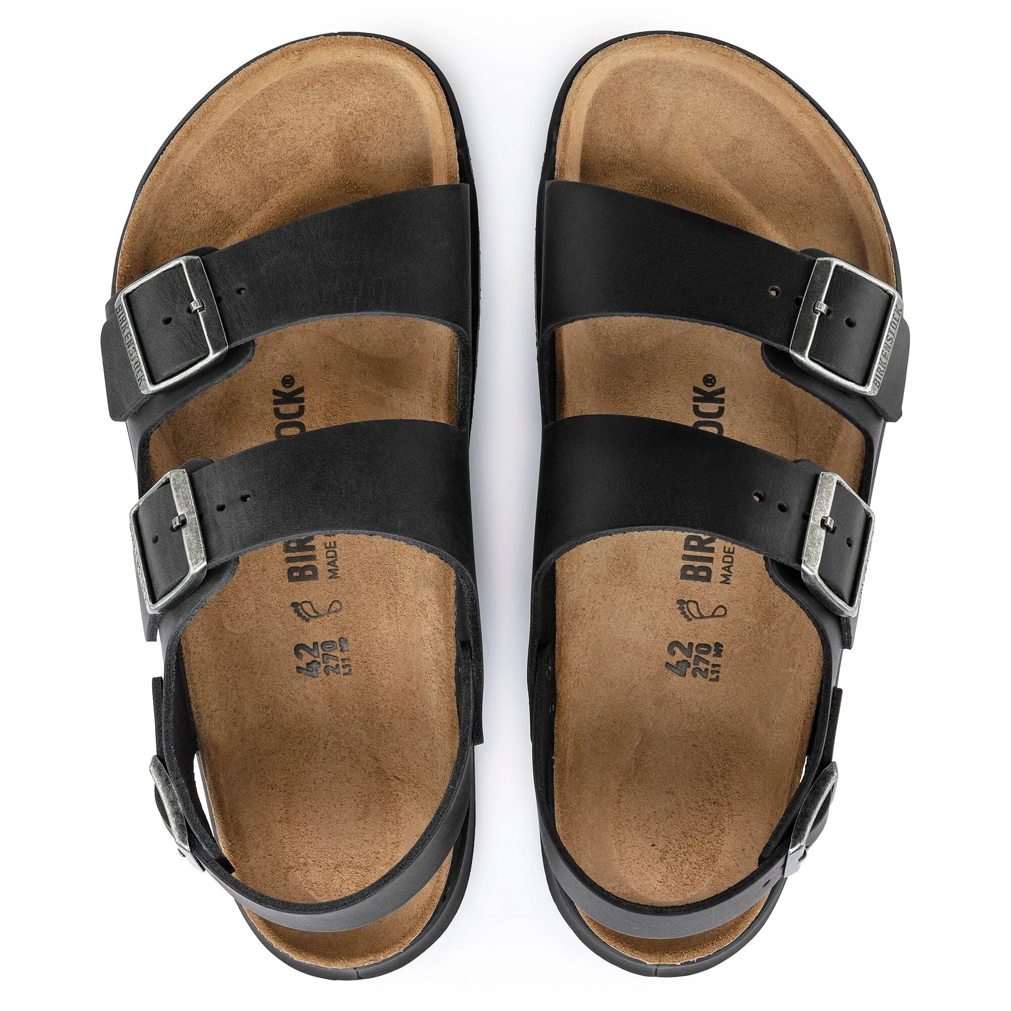 BIRKENSTOCK MILANO ROBUSTE POUR HOMME EN CUIR HUILE