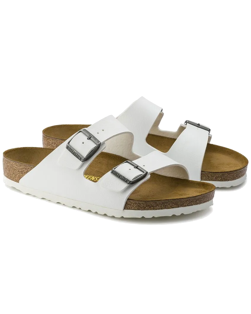Sandales Birkenstock Arizona Birko-Flor en blanc