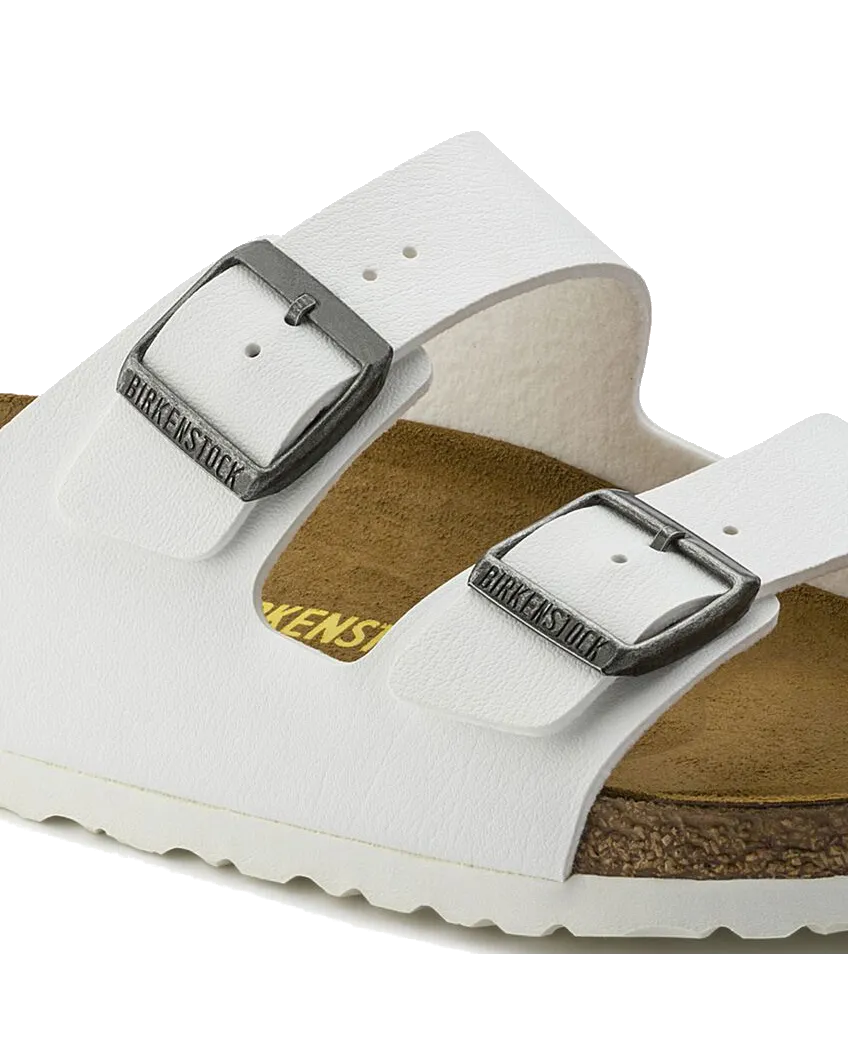 Sandales Birkenstock Arizona Birko-Flor en blanc