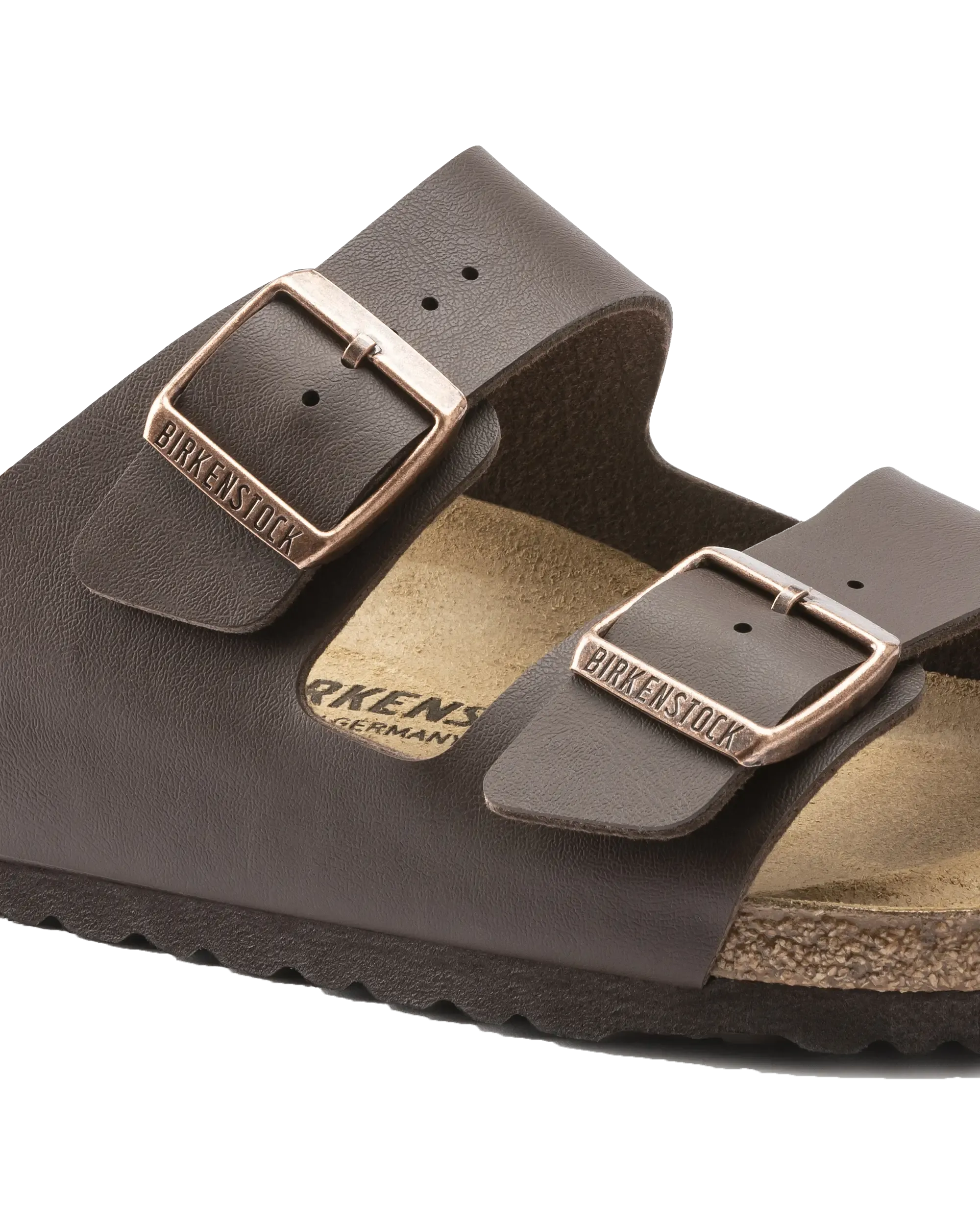 Sandales Birkenstock Arizona en cuir naturel marron foncé