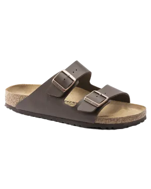 Sandales Birkenstock Arizona en cuir naturel marron foncé