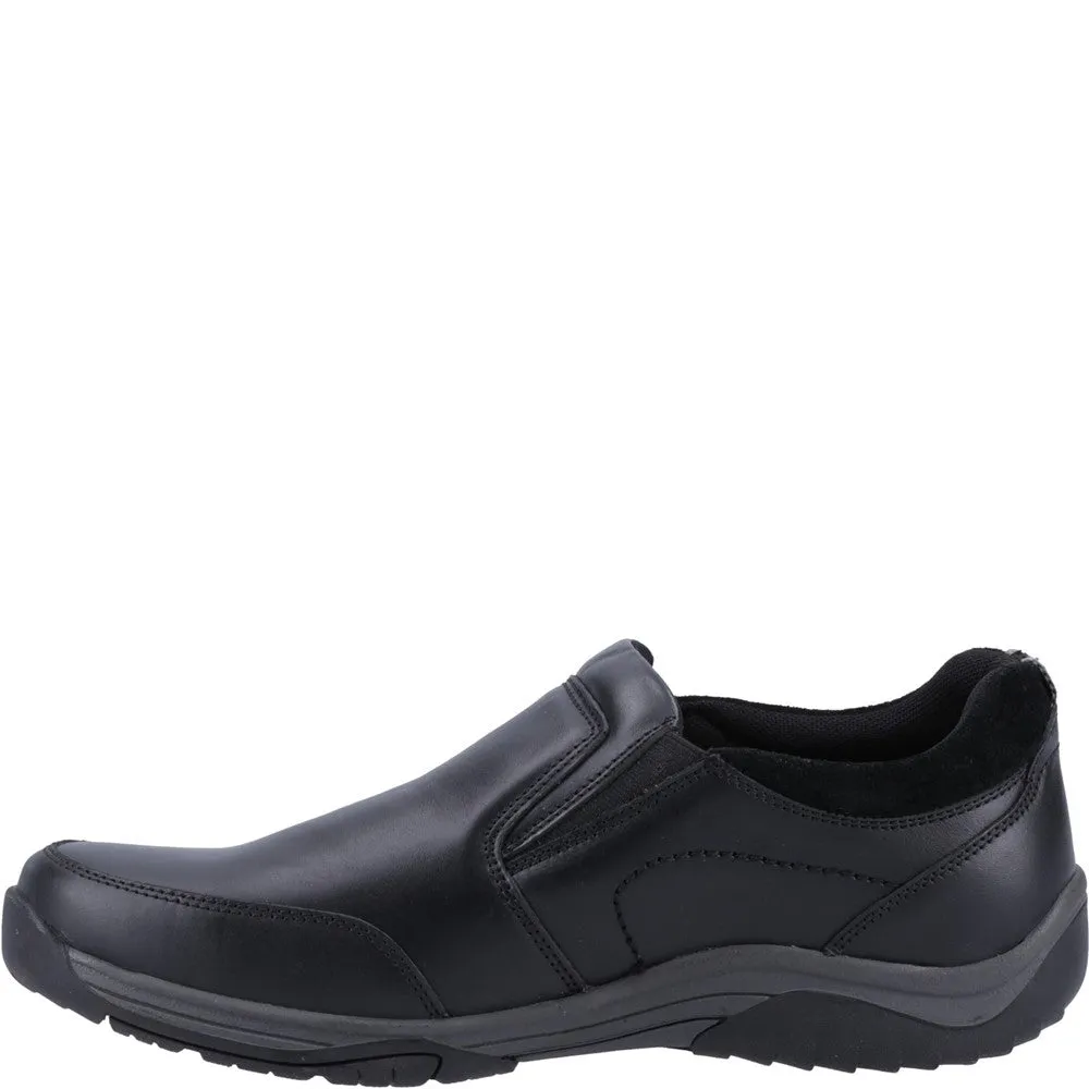 Chaussures Black Donald à Enfilage Rapide
