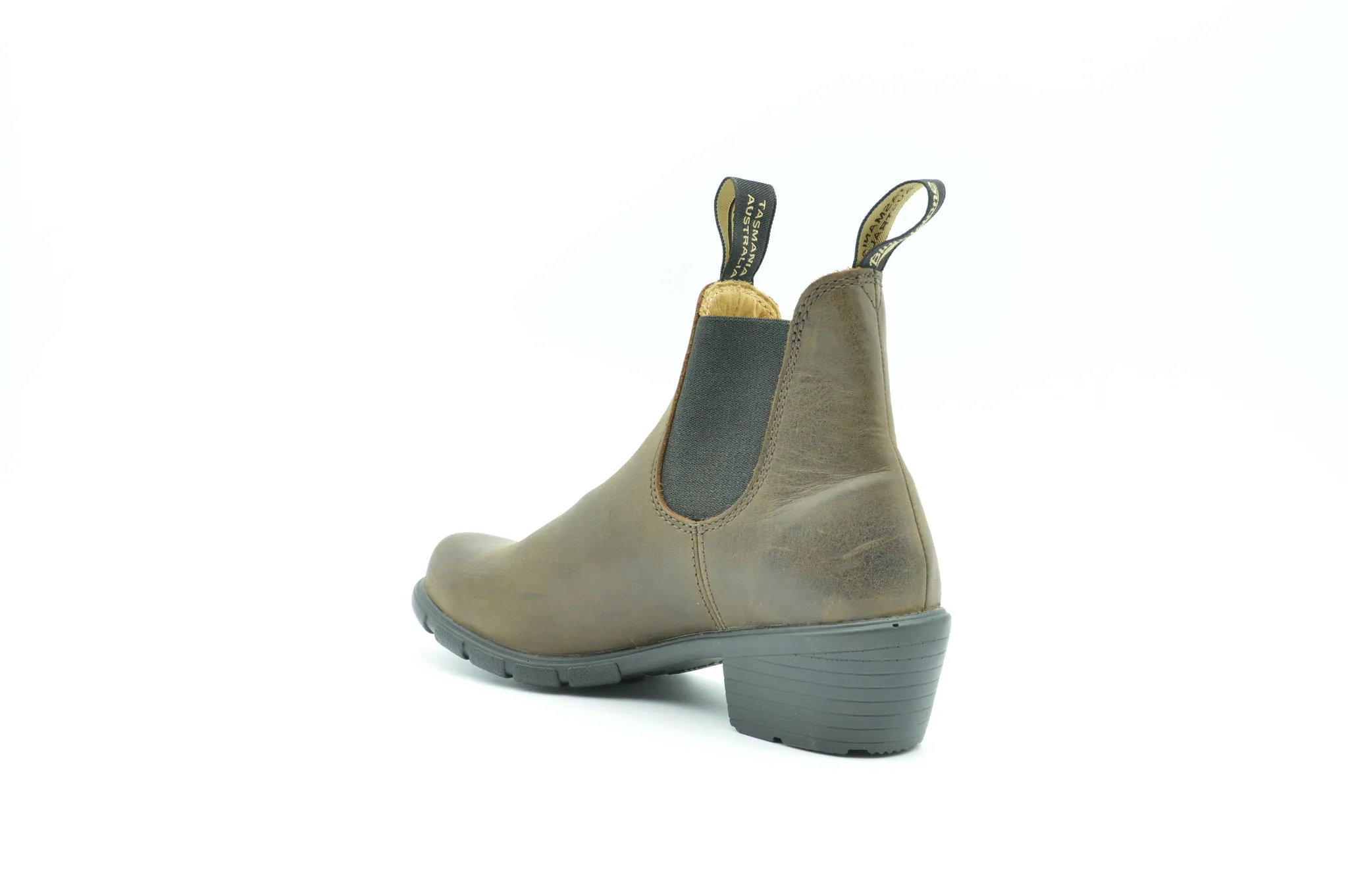BLUNDSTONE 1673 Série Femme Talon Marron Antique Chaussures Blundstone