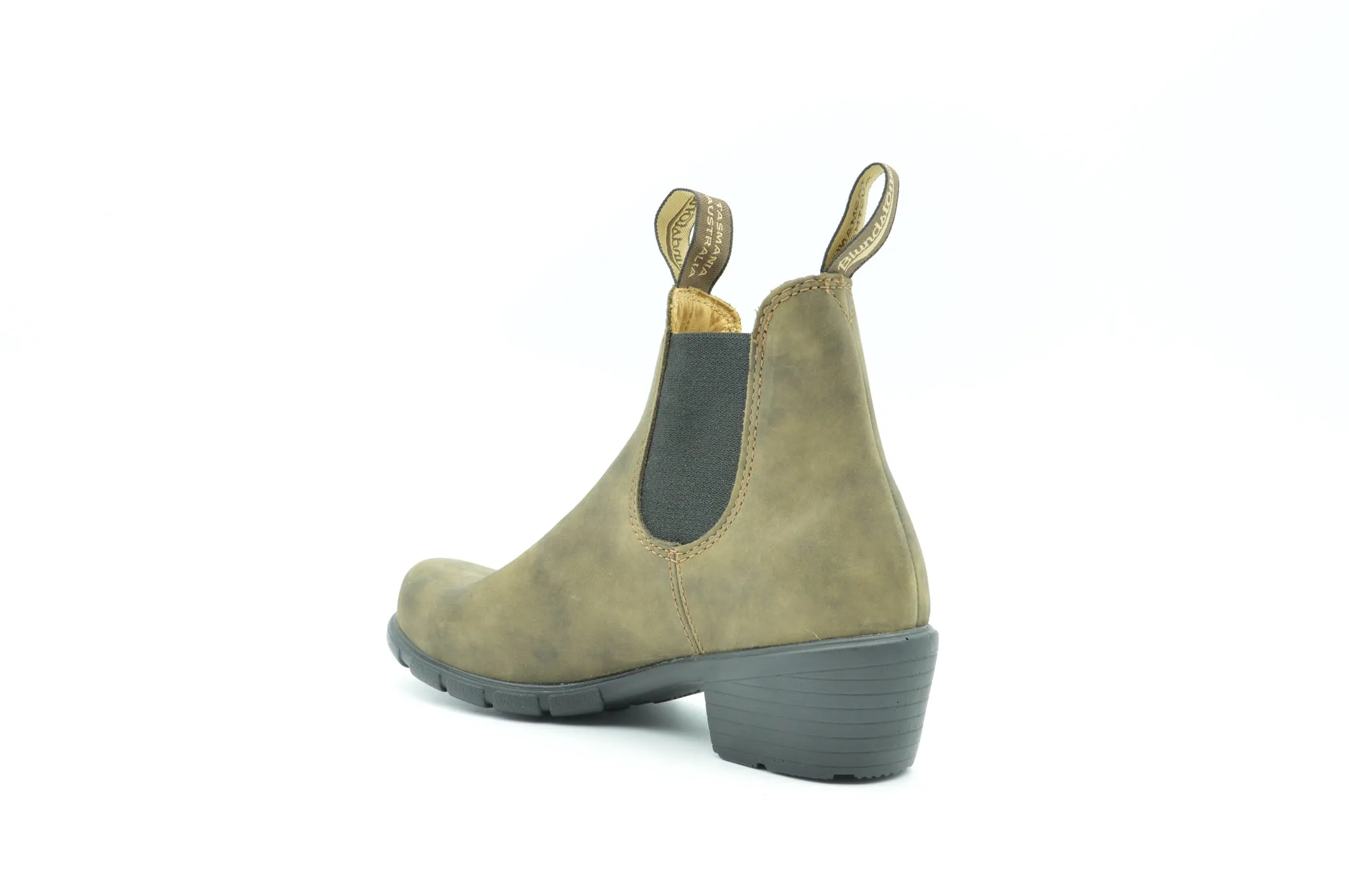 BLUNDSTONE 1677 Série Femme Talon Marron Rustique Chaussures Blundstone