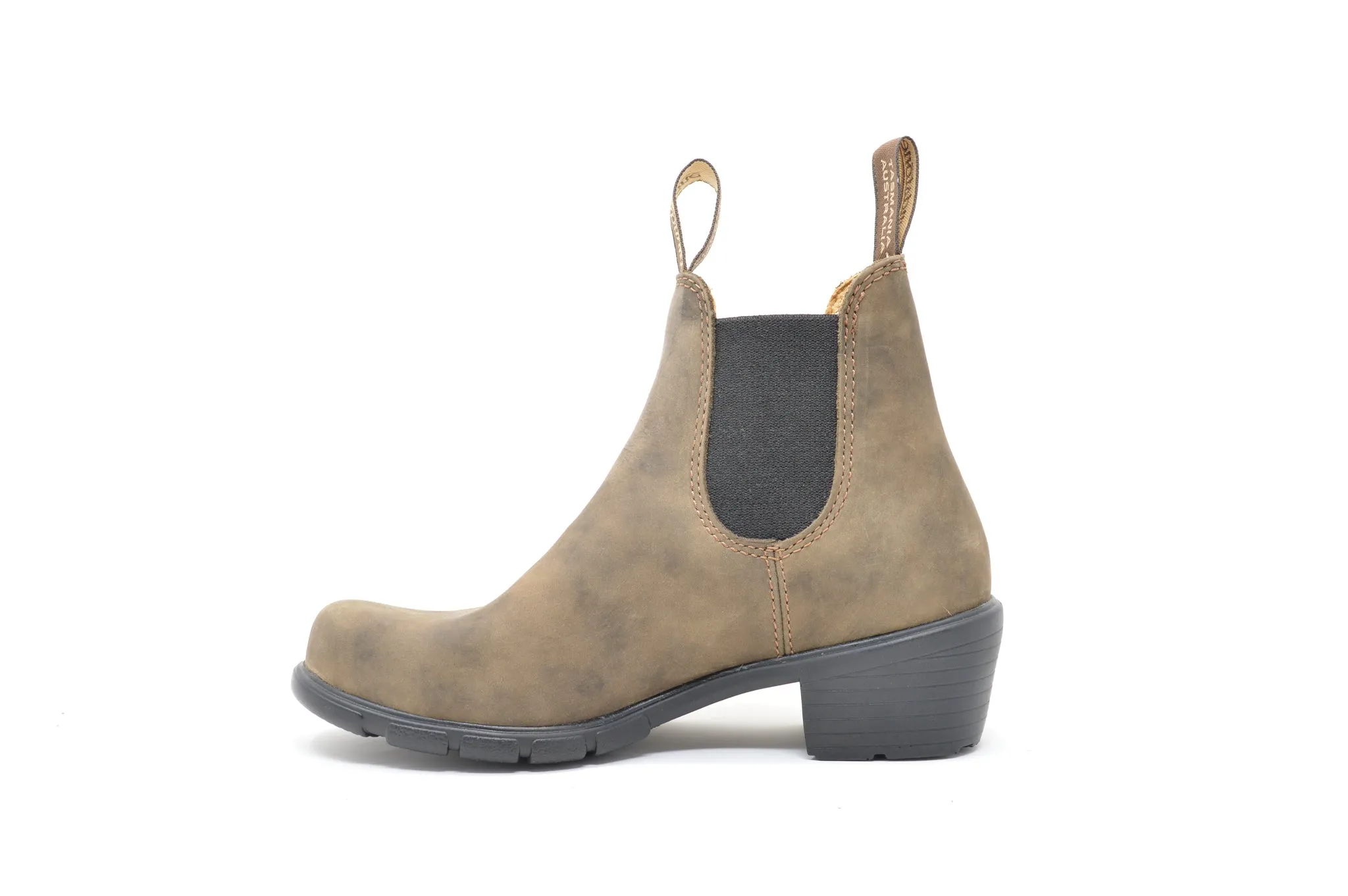 BLUNDSTONE 1677 Série Femme Talon Marron Rustique Chaussures Blundstone