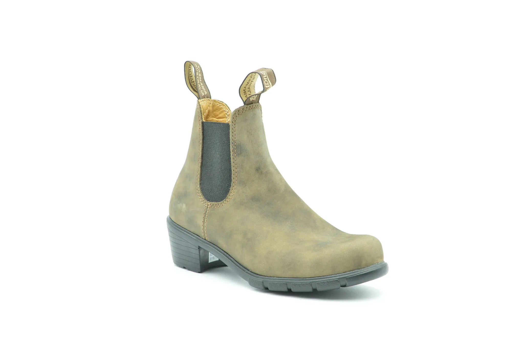 BLUNDSTONE 1677 Série Femme Talon Marron Rustique Chaussures Blundstone