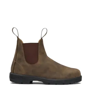 Botte Chelsea Blundstone 585 à enfiler en marron rustique