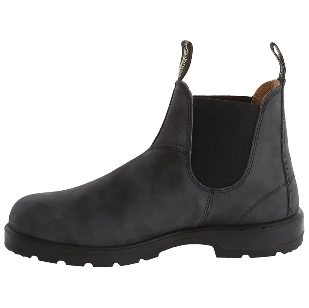 Bottes Chelsea unisex résistantes à l'eau en cuir Blundstone 587
