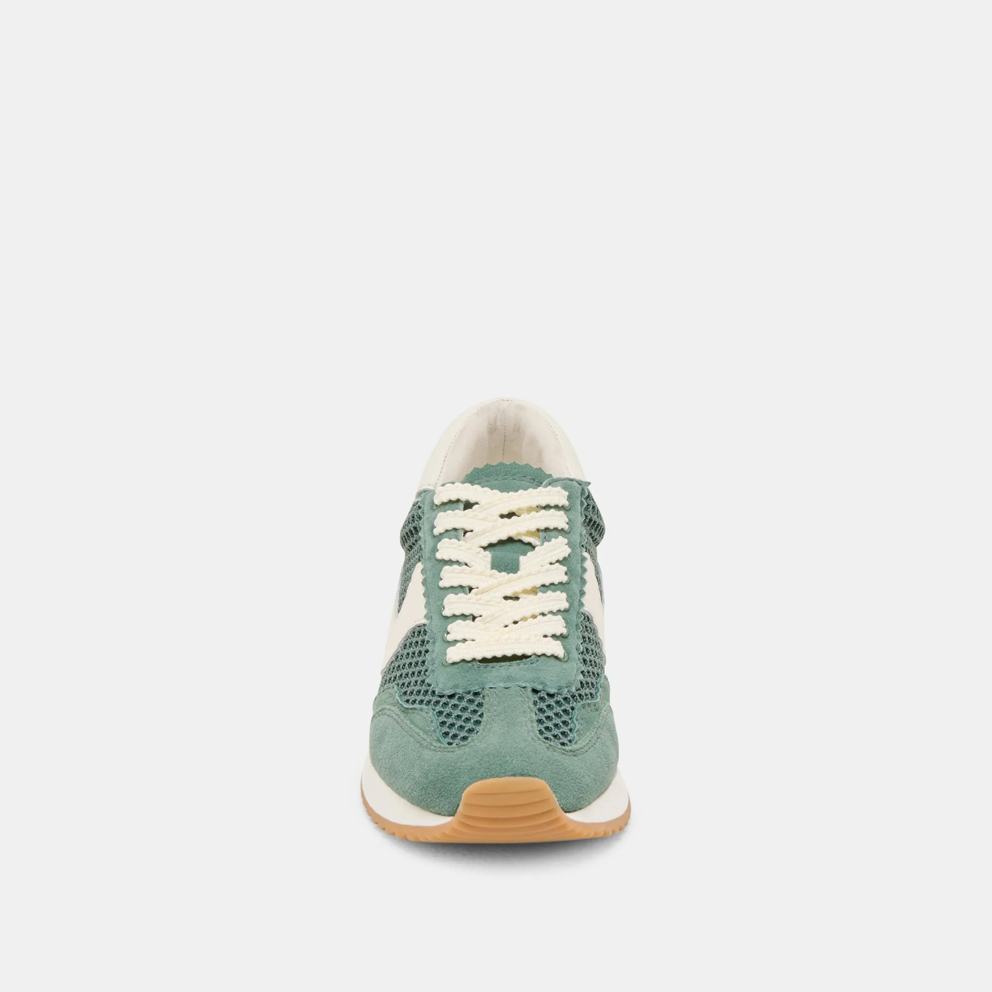 B.NTCD MESH SNEAKERS DK GREEN TISSU MAILLÉ