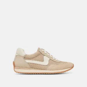B.NTCD MESH SNEAKERS SESAME TISSÉ MAILLE