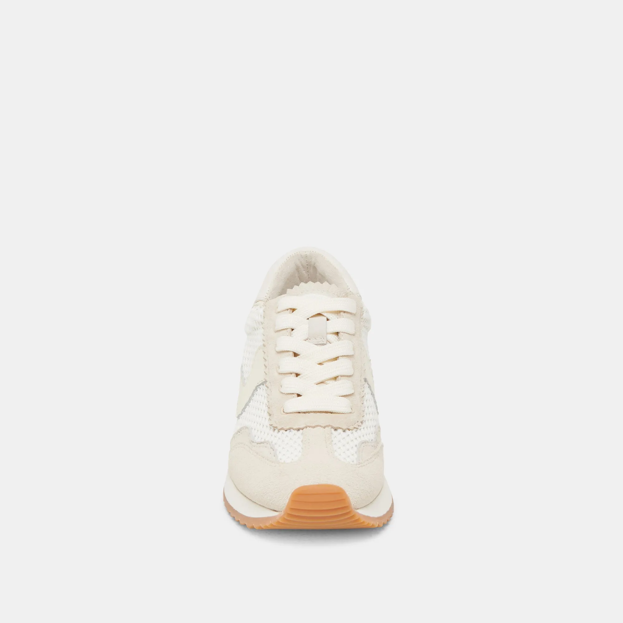 B.NTCD MESH SNEAKERS BLANC TISSU MESH TRESSÉ