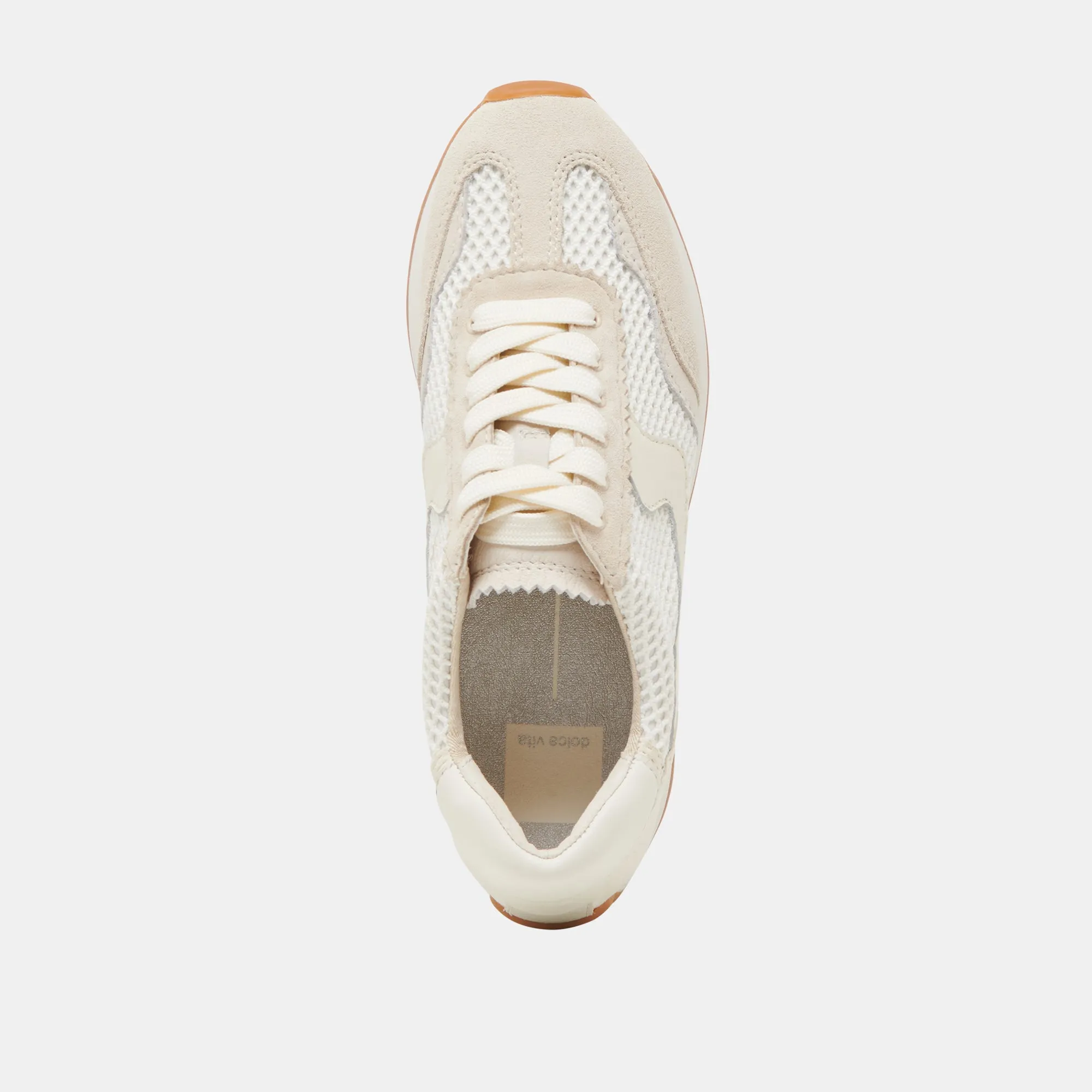 B.NTCD MESH SNEAKERS BLANC TISSU MESH TRESSÉ