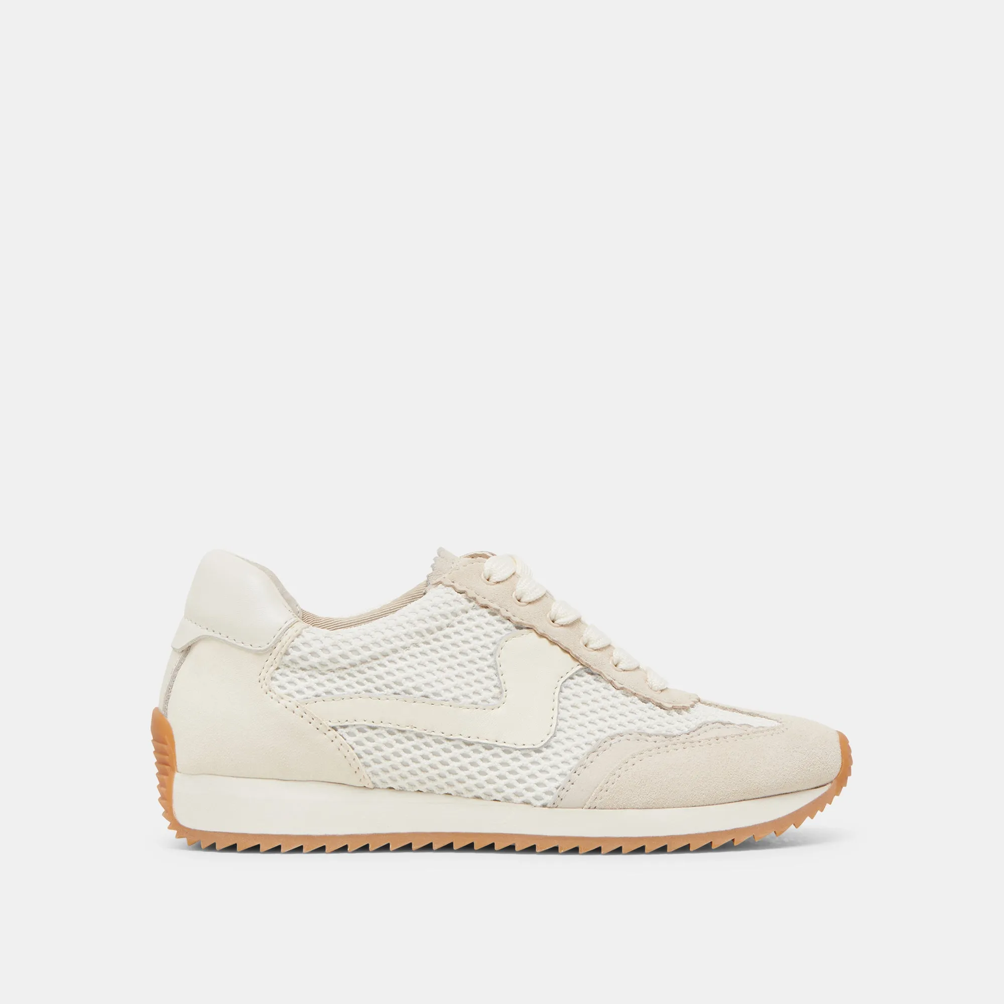 B.NTCD MESH SNEAKERS BLANC TISSU MESH TRESSÉ
