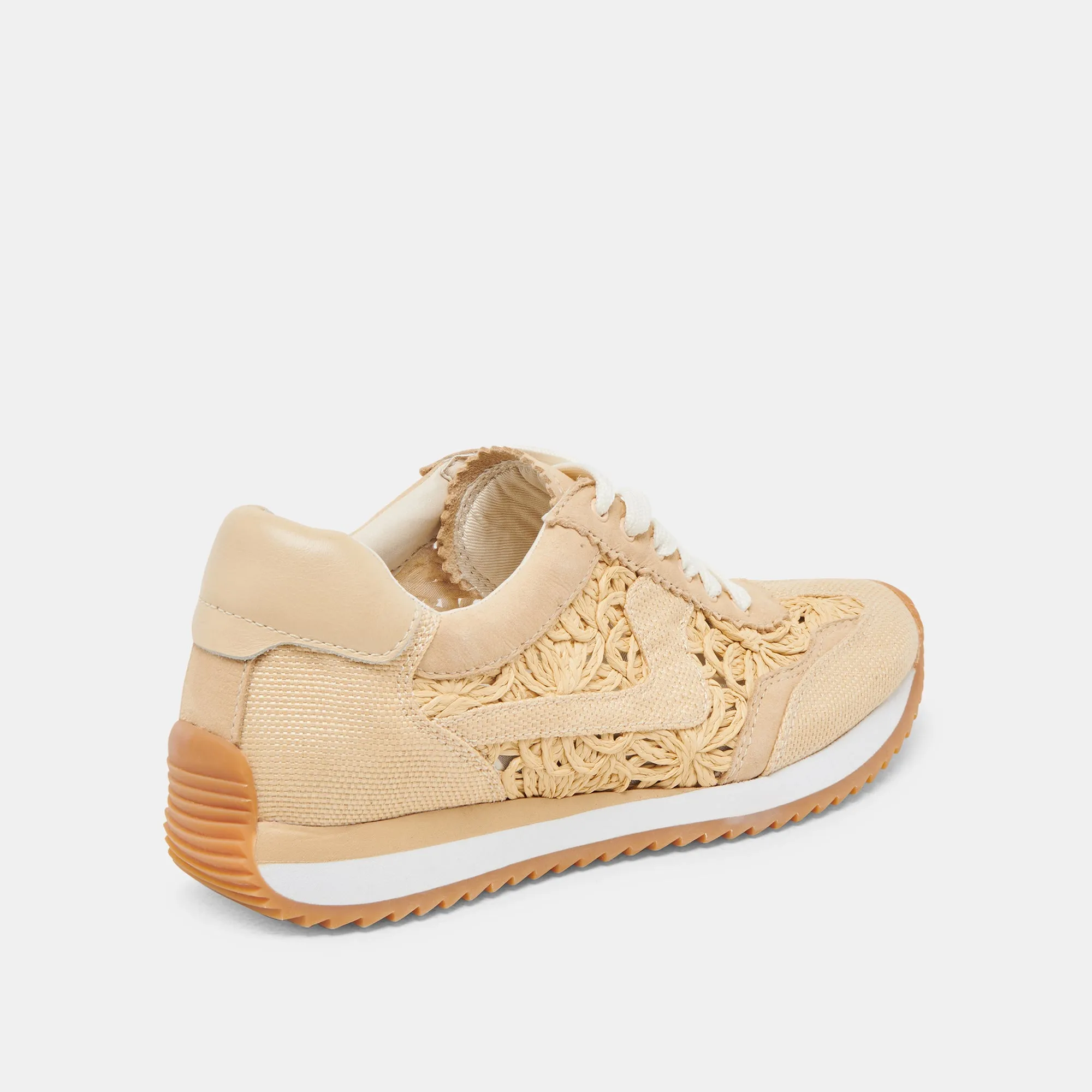B.NTCD SNEAKERS LT NATUREL MACRAMÉ