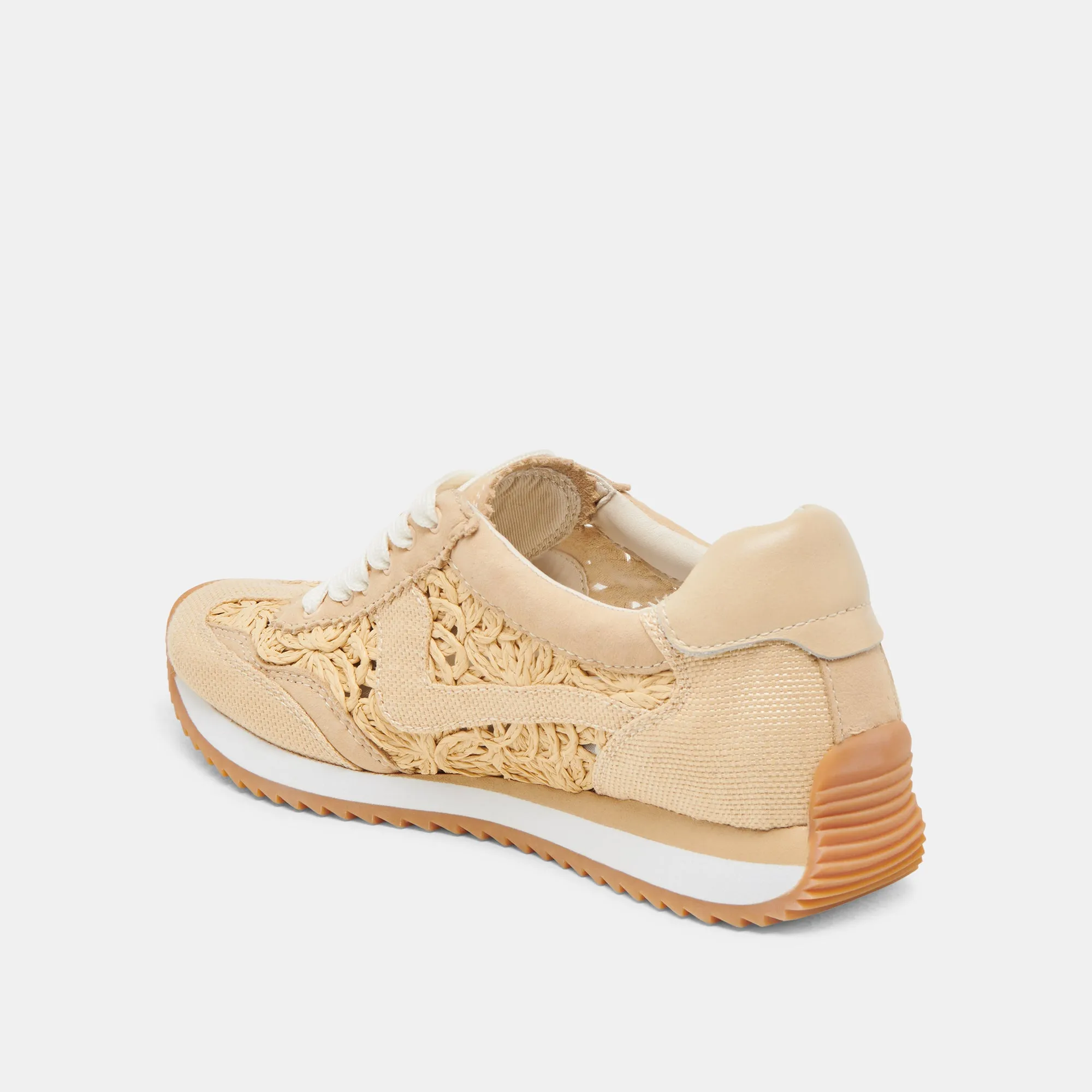 B.NTCD SNEAKERS LT NATUREL MACRAMÉ