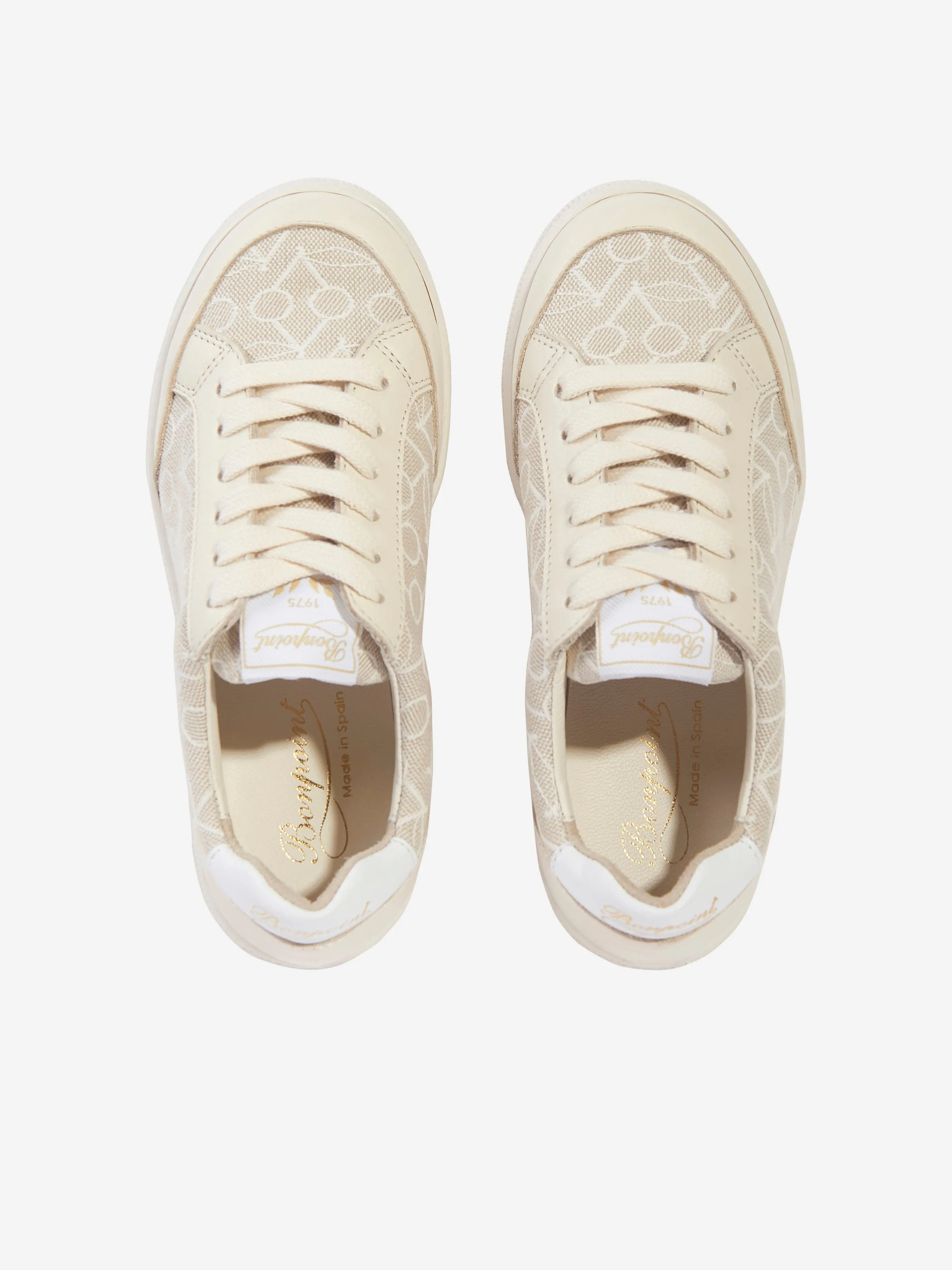 Chaussures de sport Cameron pour enfants Bonpoint en beige