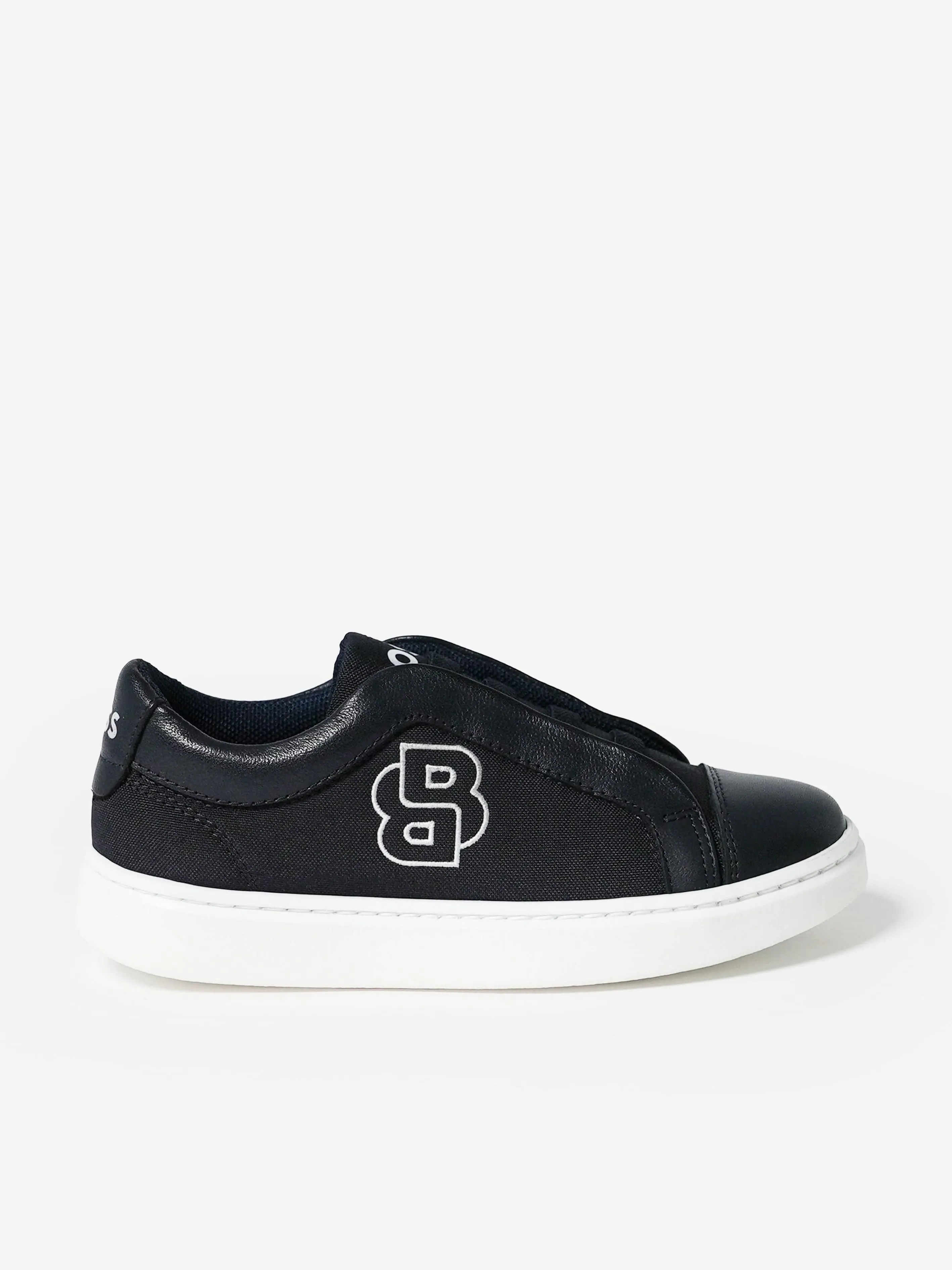 Baskets BOSS Boys à logo Double B en marine