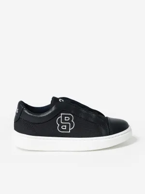 Baskets BOSS Boys à logo Double B en marine