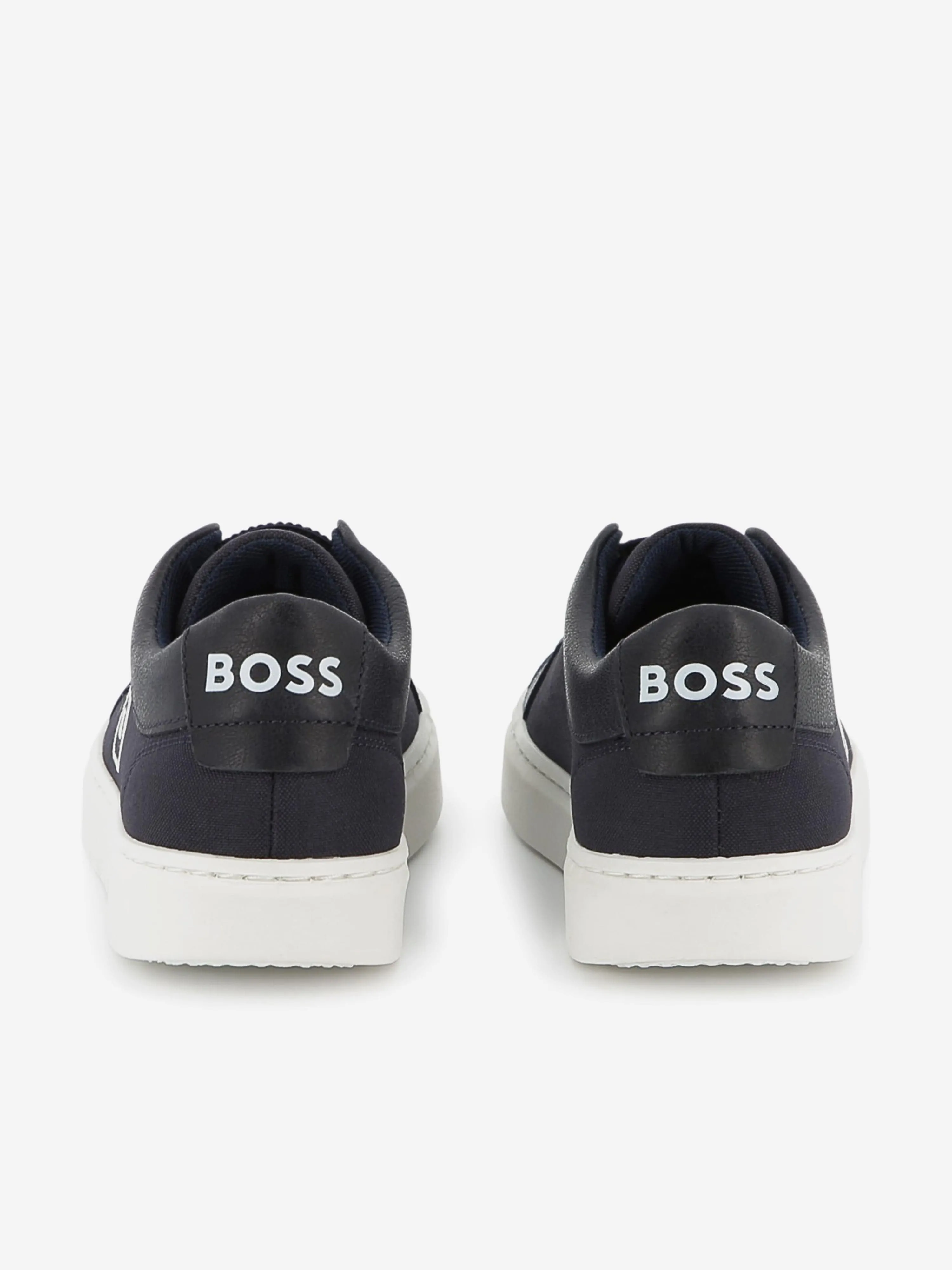 Baskets BOSS Boys à logo Double B en marine