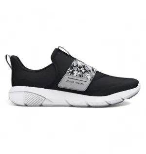 Baskets à impression flash pour garçons en école primaire en noir/gris mod/blanc chaussures ecco