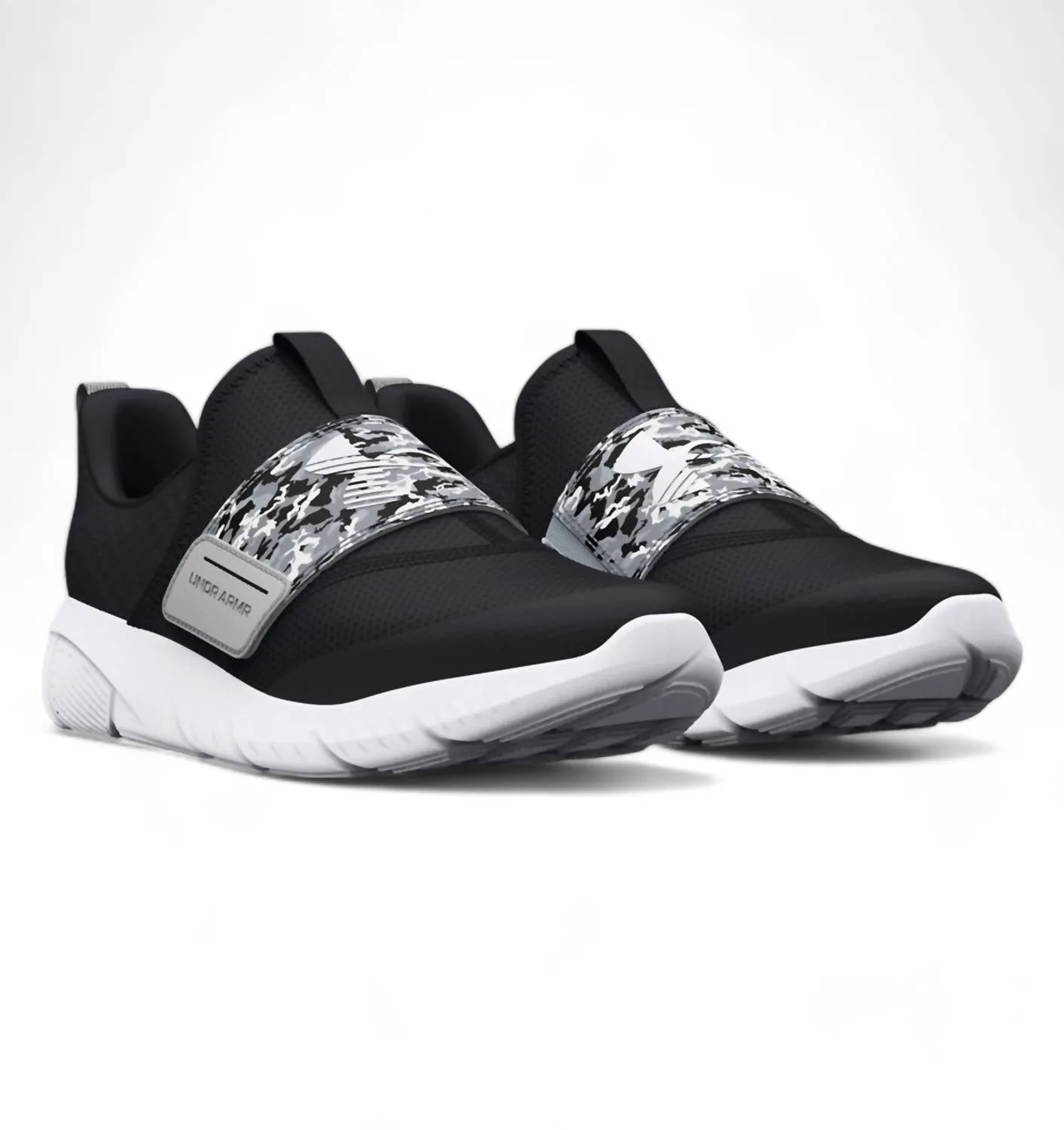 Baskets à impression flash pour garçons en école primaire en noir/gris mod/blanc chaussures ecco
