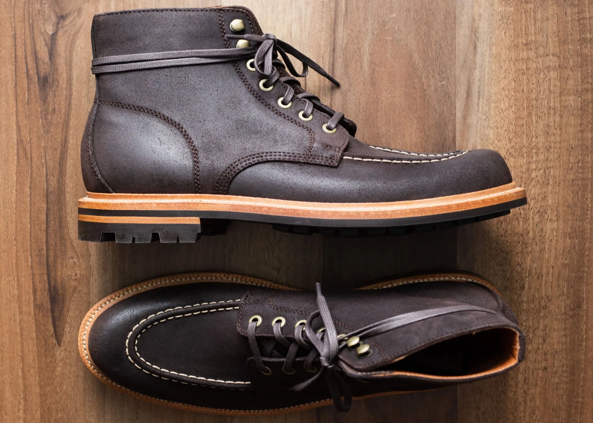 Bottes en laiton terre cire Commandant