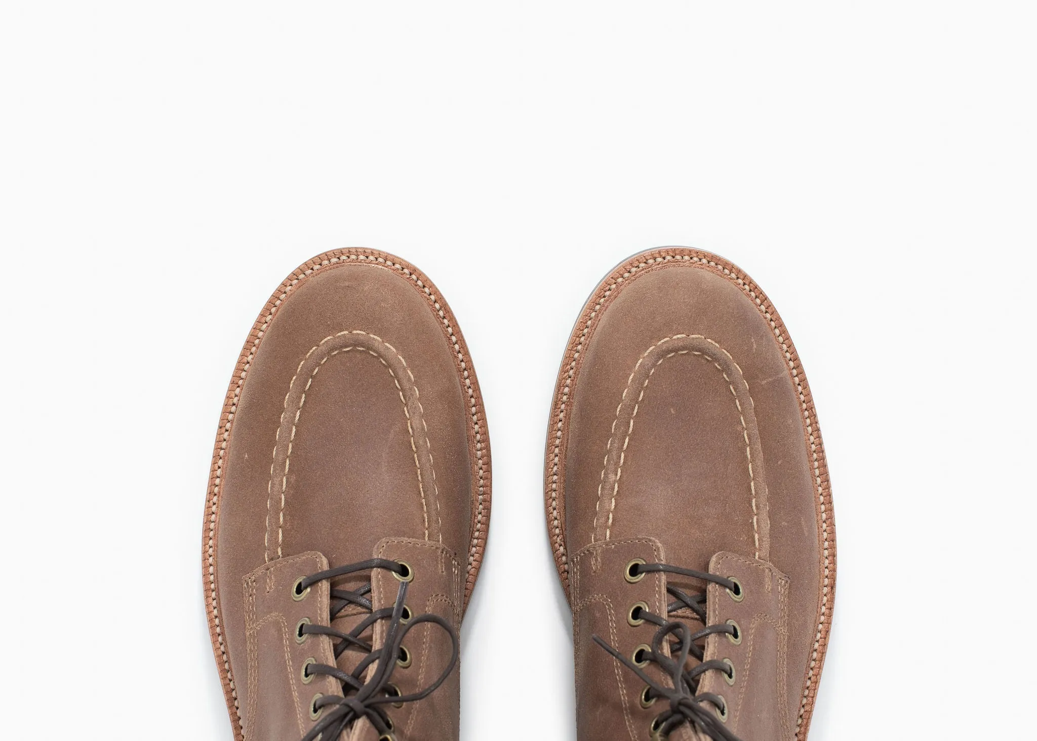 Bottes en laiton Commander ciré naturel