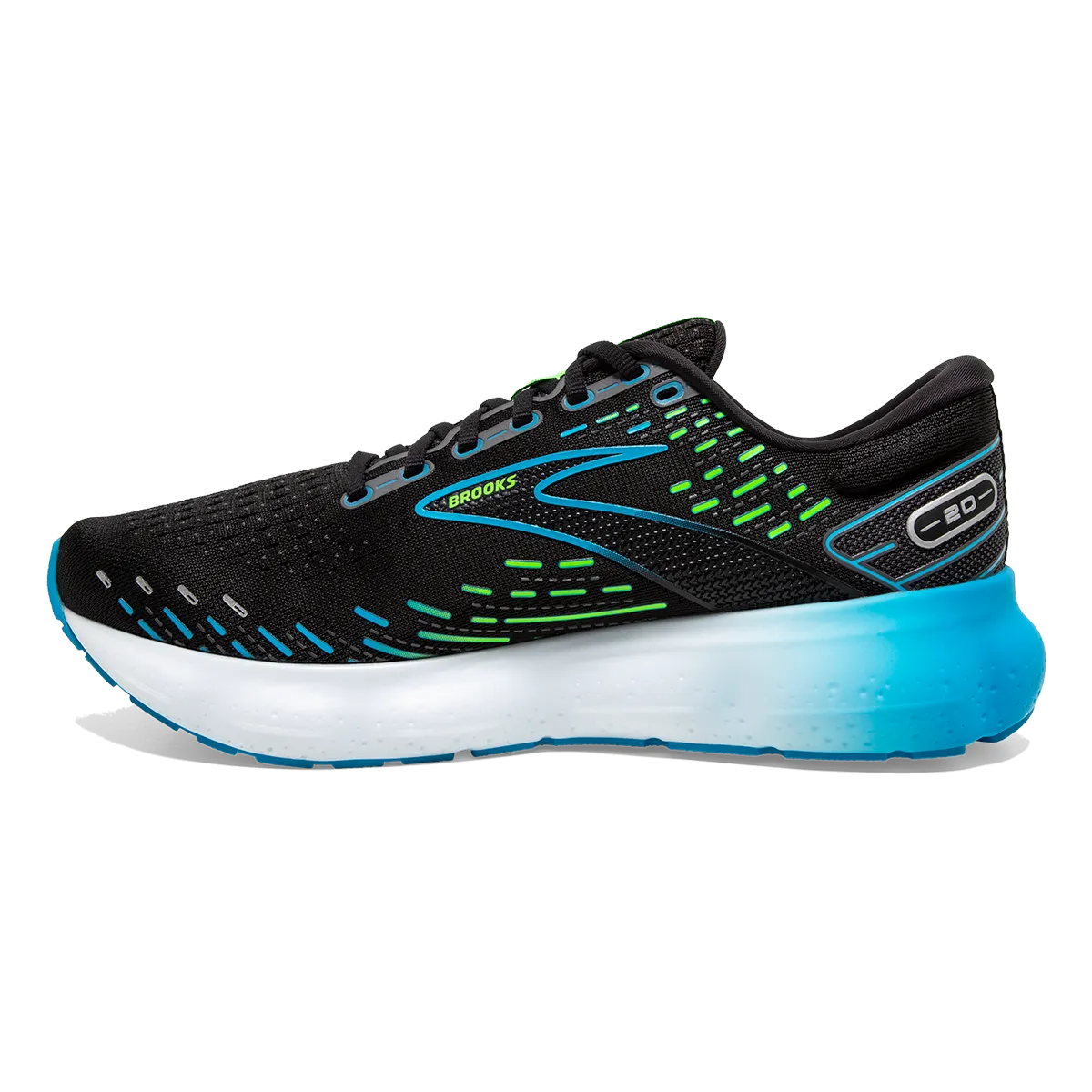 Brooks Glycerin 20 - Noir - Océan Hawaïen - Vert