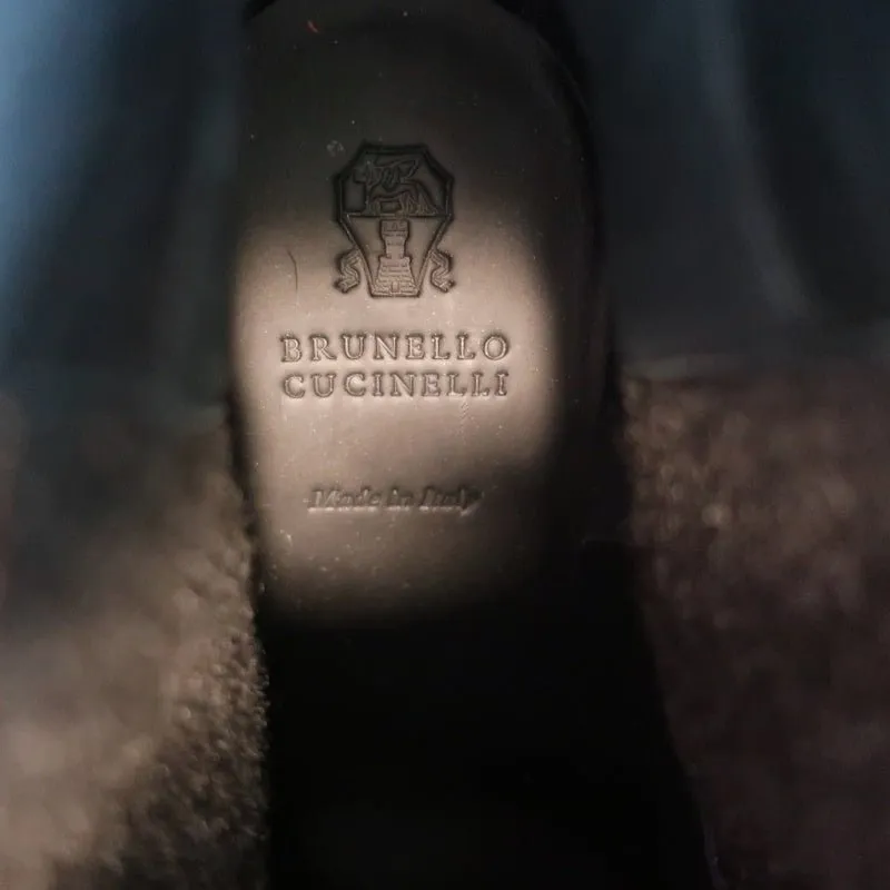 Bottes Brunello Cucinelli à cheville avec motif serpentin bleu-vert taille 41 talon bloc