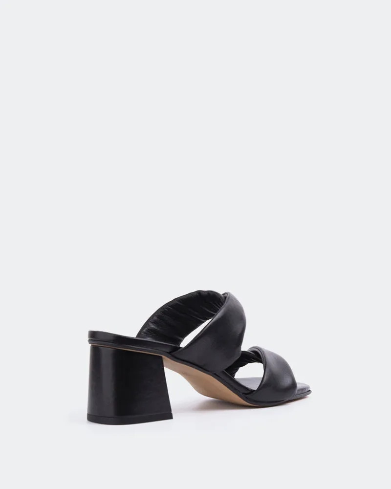 Busto en cuir noir