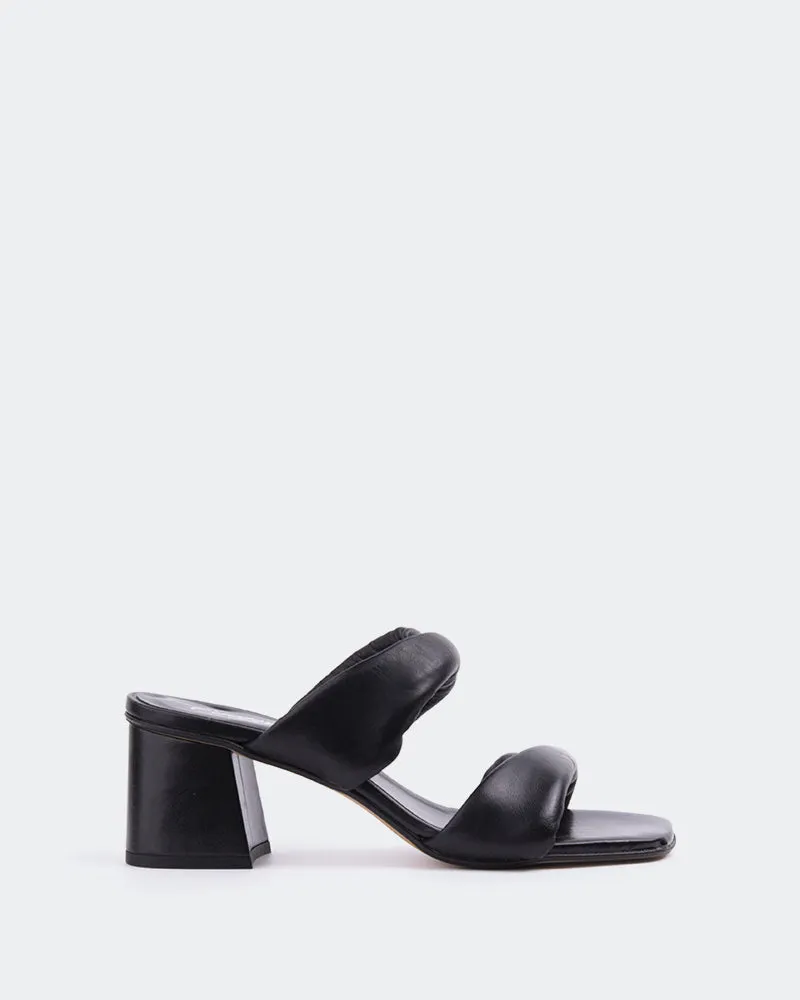 Busto en cuir noir